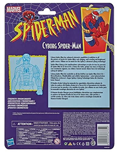 MARVEL LEGENDS RETRO Symbiote Black Suit Spider-Man 6 Figure In Hand