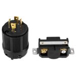 4Pin AC125V-250V 30A Nema Plug and Socket, European and Travel Power Plug