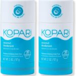 Kopari Aluminum-Free Deodorant Original | Non-Toxic, Paraben Free, Gluten Free & Cruelty Free Men’s and Women’s Deodorant | Made with Organic Coconut Oil | 2 Pack, 2.0 oz