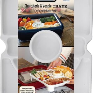 Fancy Panz Trayz Insert, Made in the USA, Fits Classic & Premium Fanzy Panz, Charcutereie & Veggie Trayz Insert