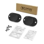 Gmw Magnetic Gun Mount for Trucks, Cars, Desks, Safes, and Walls, Rubber Coated Magnet Gun Mount, Pistols Gun Accessories, Handgun Holder for Memorial Day, 30 Lbs, Black, 2 Pack